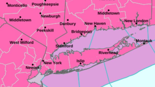 Winter storm warning issued for NYC