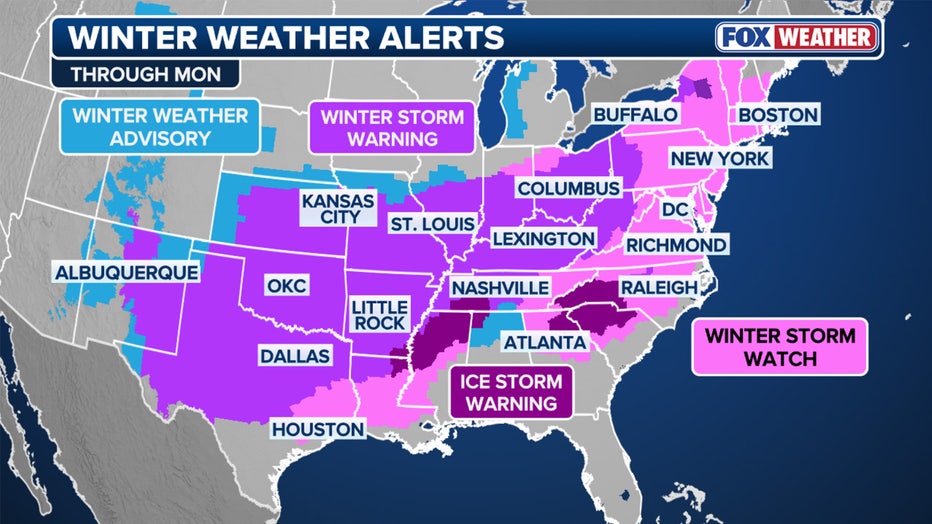 Winter Weather Alerts (FOX Weather)