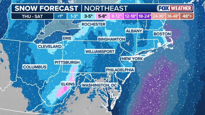 Snow and below-zero wind chills expected for NYC area this weekend: See latest forecast