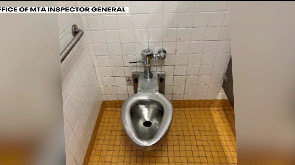 Inside NYC subway bathrooms, MTA report finds missing seats, locks and toilet paper