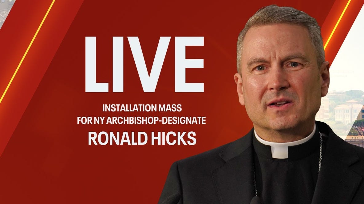 LIVE: Installation mass led by NY Archbishop Hicks