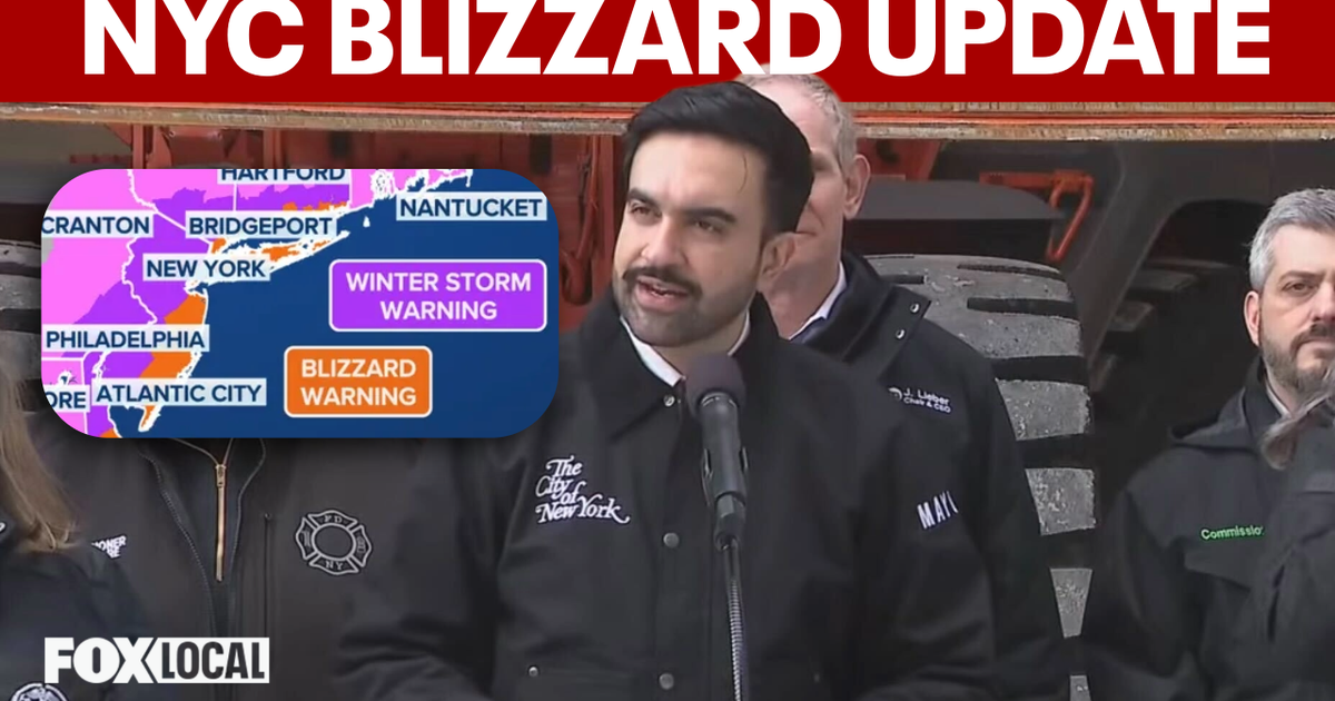 NYC Blizzard Warning: 13–17 inches of snow forecast; officials urge residents to prepare now