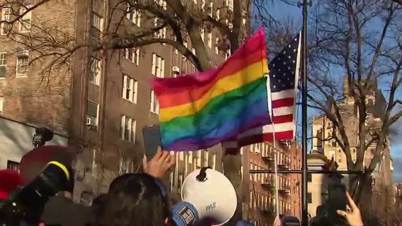 NY officials re-raise pride flag removed from Stonewall