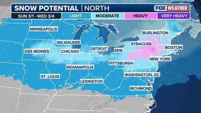 Wintry mix possible Thursday as forecasters eye another potential snowstorm next week