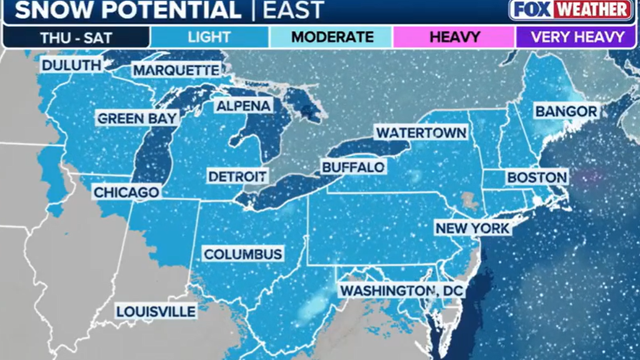 More snow could hit NYC area twice this week: Here's when and how much
