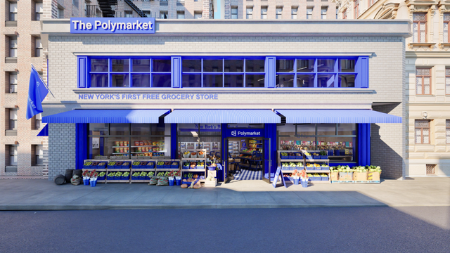 Polymarket opening 'New York's first free grocery store' next week