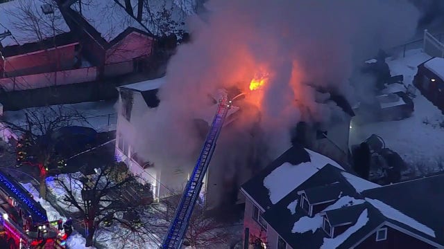 Fire crews battle fire at home in Bergenfield, NJ