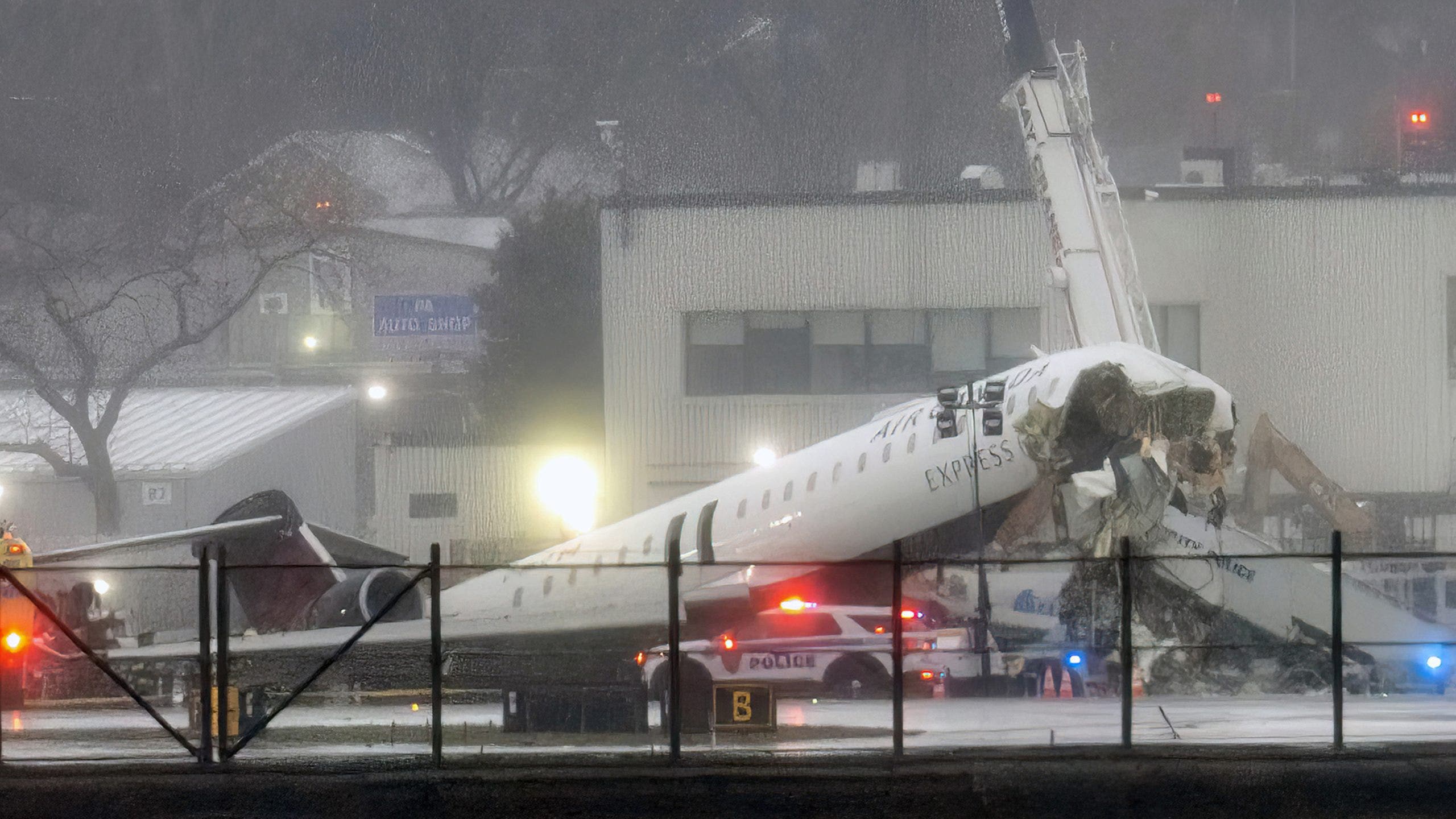 Flight attendant ejected from plane in LaGuardia Airport crash