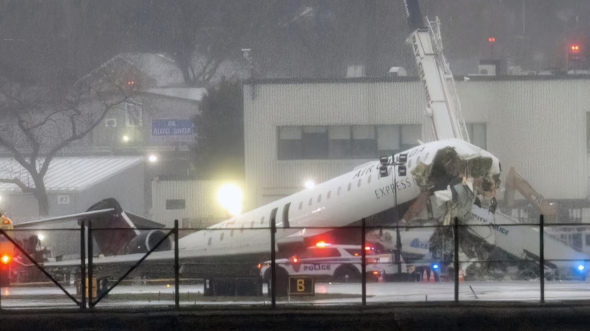 Flight attendant ejected from plane in LaGuardia Airport crash