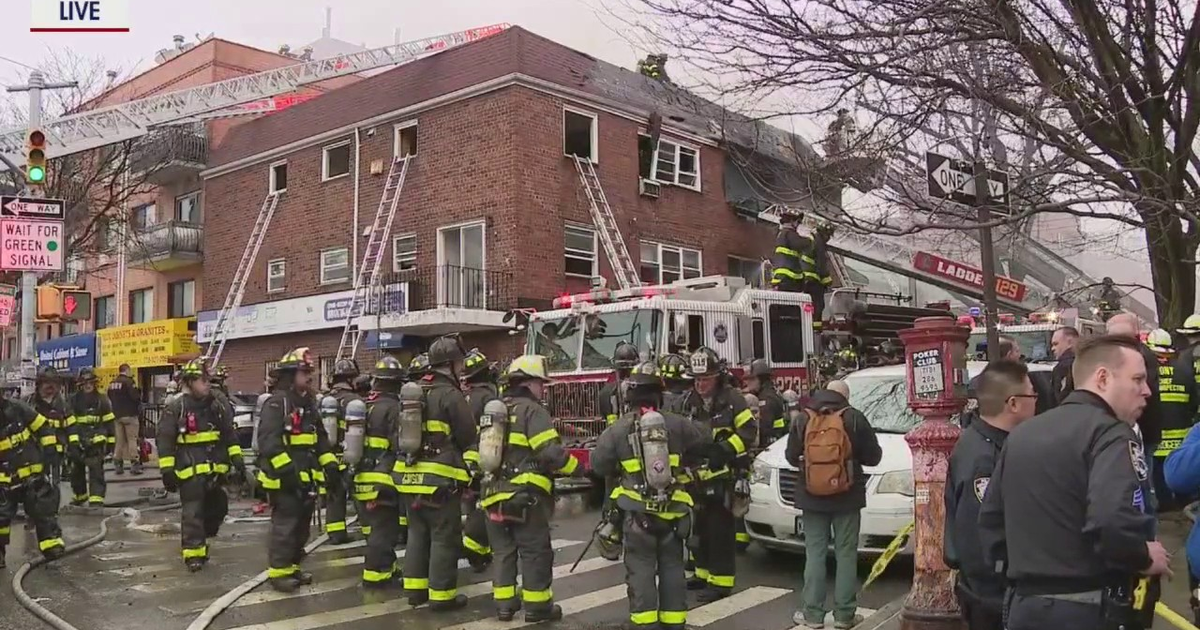 3 dead in Queens fire as building collapse traps firefighters