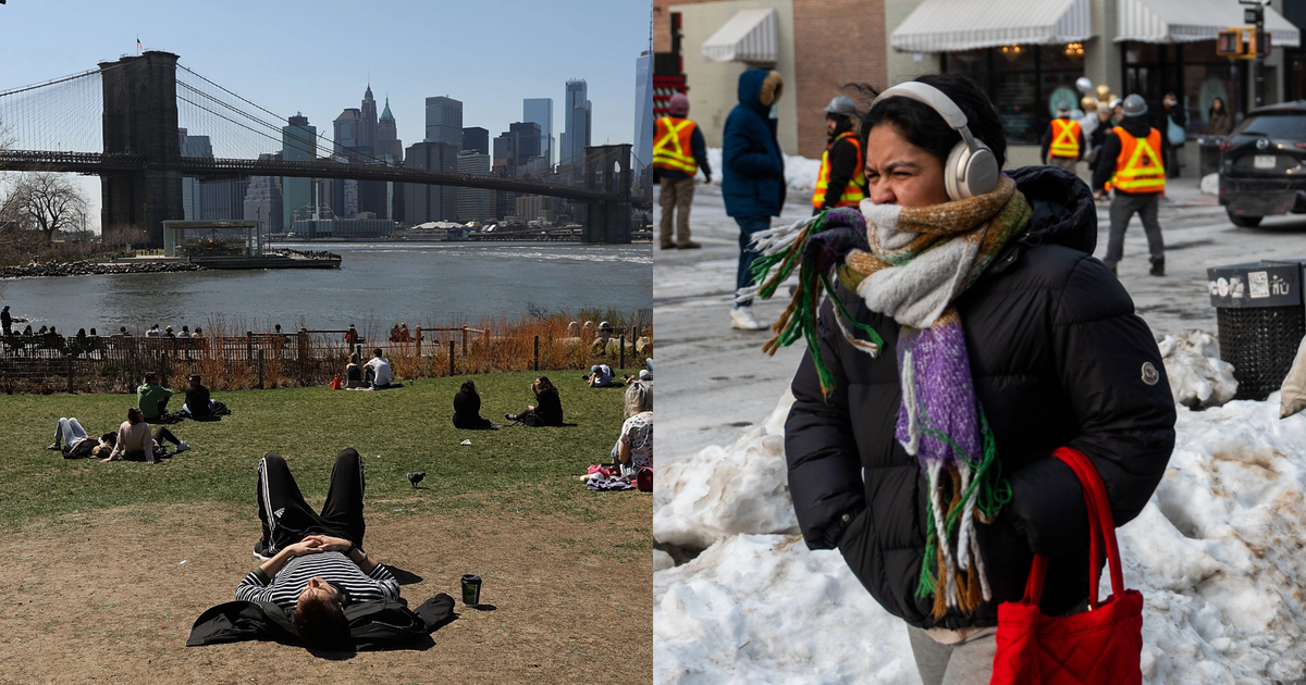 How can the Northeast go from record heat to winterlike cold in 24 ...