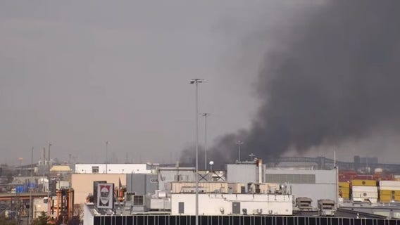 Brush fire near Newark Liberty International Airport knocked out