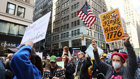 What is a 'No Kings' rally?