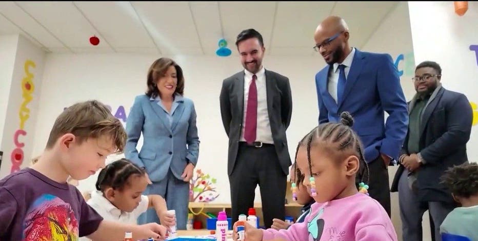 Mamdani and Hochul launch first phase of free 2-K in NYC