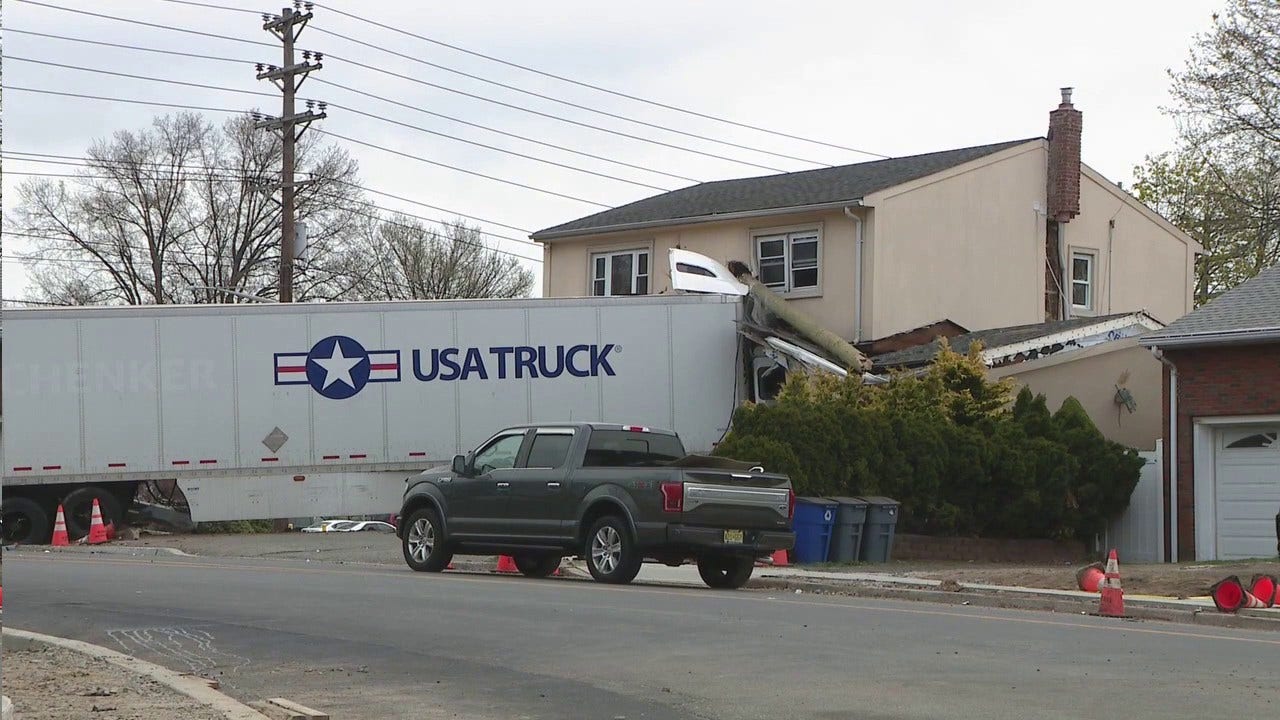 Tractor-trailer crashes into business on Route 3 in Clifton
