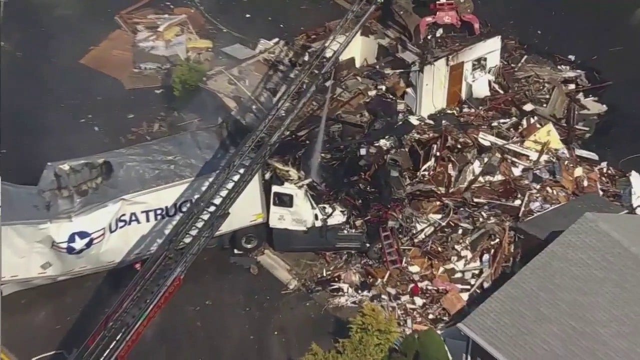 Clifton business partially collapses after tractor-trailer crashes into it