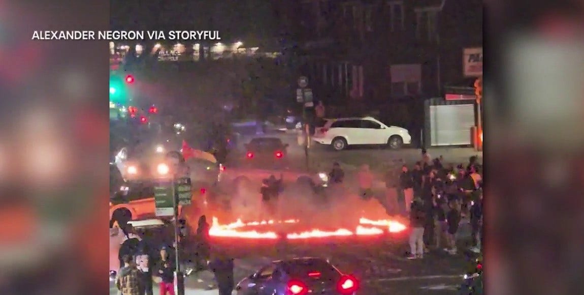 NYPD hunts for suspects after chaotic street takeover in Queens