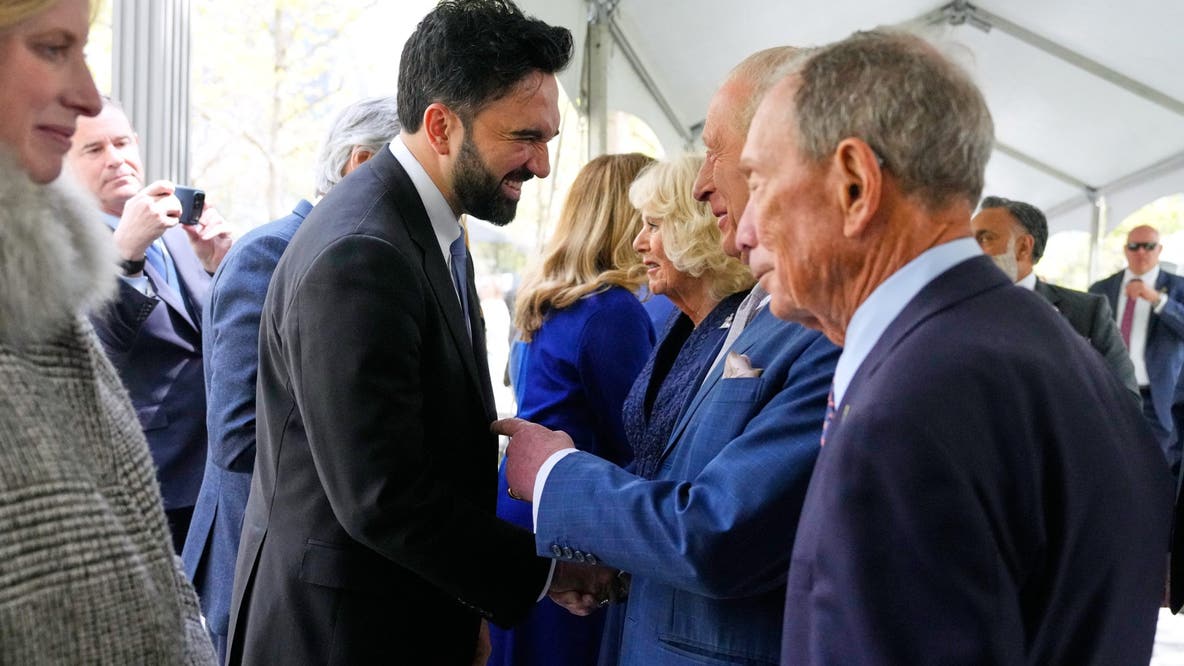 King Charles and Queen Camilla in NYC today