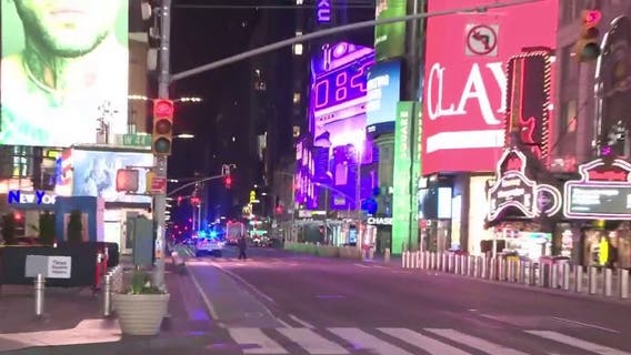1-year-old girl abandoned in stroller in Times Square; police looking for father