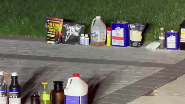 Father, son arrested after explosive chemicals stash found at Long Island home