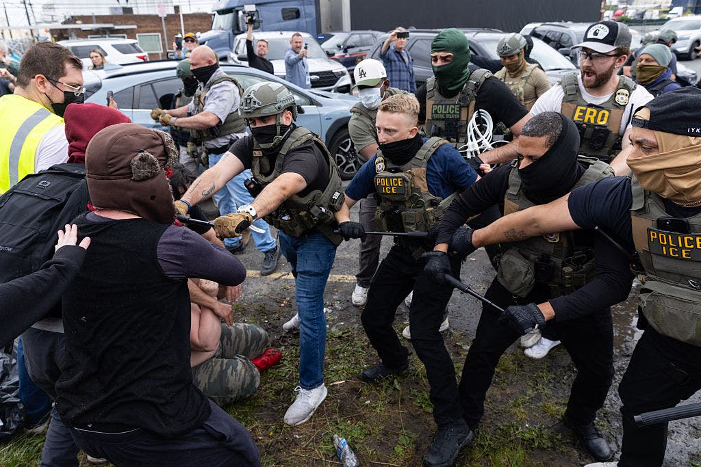 Tensions rise outside Newark ICE facility as demonstrations continue