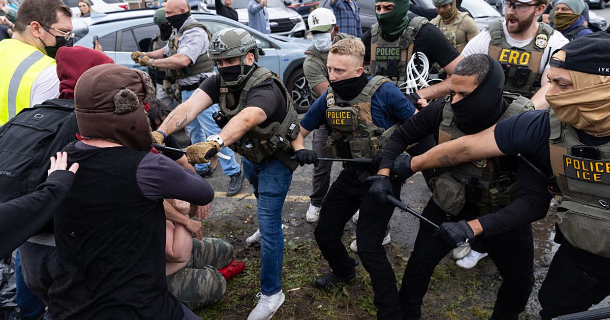 Tensions rise outside Newark ICE facility amid detainee hunger strike