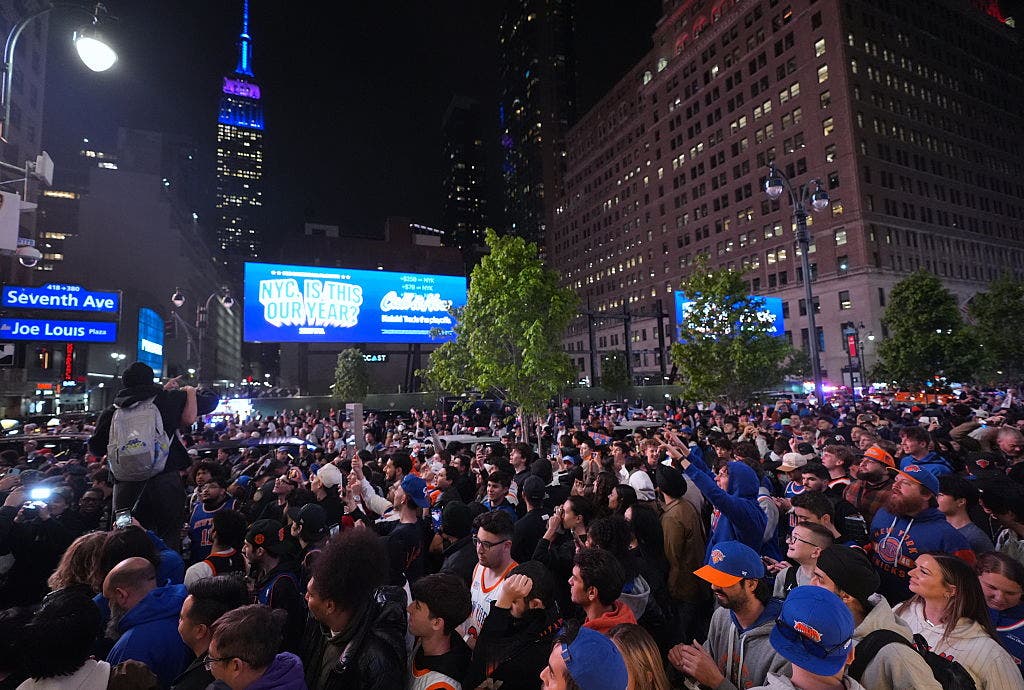Knicks Game 3 watch party outside MSG canceled ahead of Trump visit