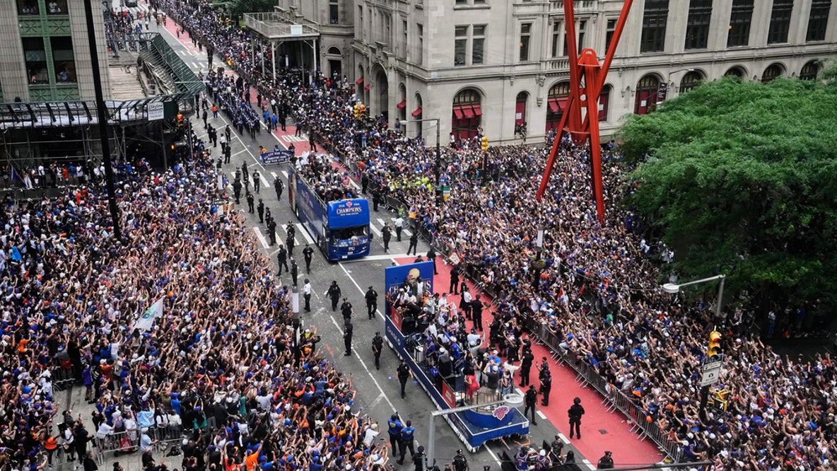 Knicks parade by the numbers: 2 million celebrate NBA title, dozens hospitalized