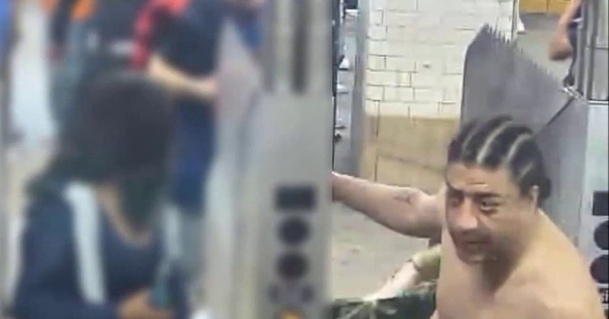 Suspeito sem camisa procura ataque a garrafa de vidro em Lower Manhattan