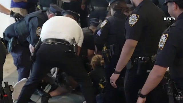 Fights at Bryant Park watch party lead to multiple arrests as pepper spray deployed