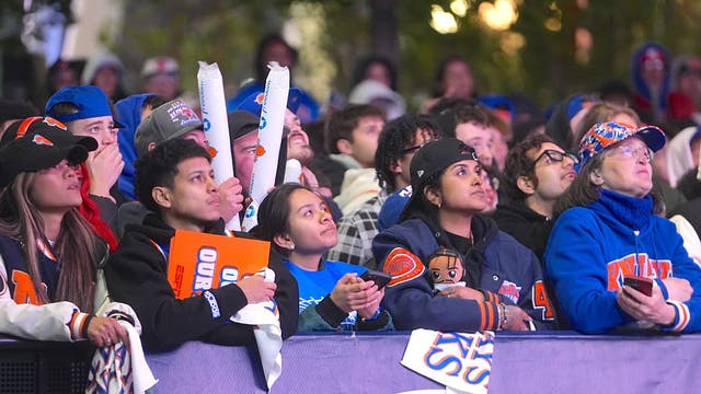 MSG outdoor watch party returns for Knicks Game 1 on Wednesday night