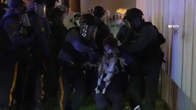 Delaney Hall protesters arrested after violating first night of curfew