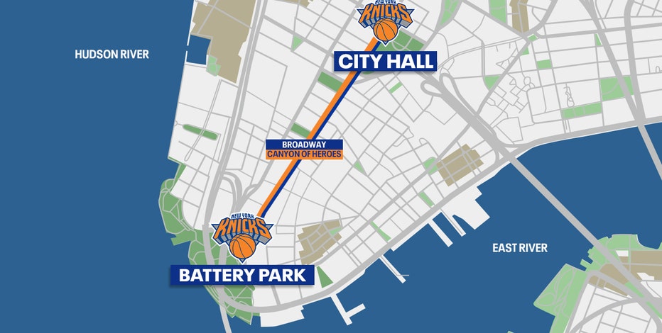 Knicks parade 2026: Road closures, access points, security and MTA changes