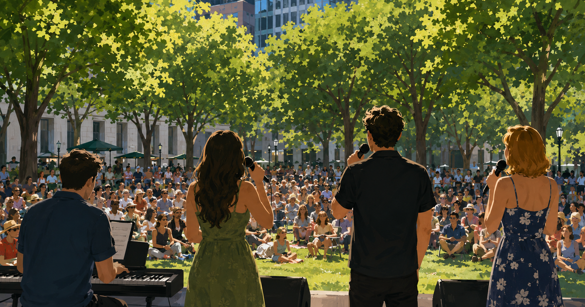 Broadway no Bryant Park 2026: shows e horários gratuitos