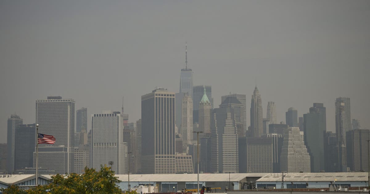 O índice de qualidade do ar atingiu nível amarelo em Nova York