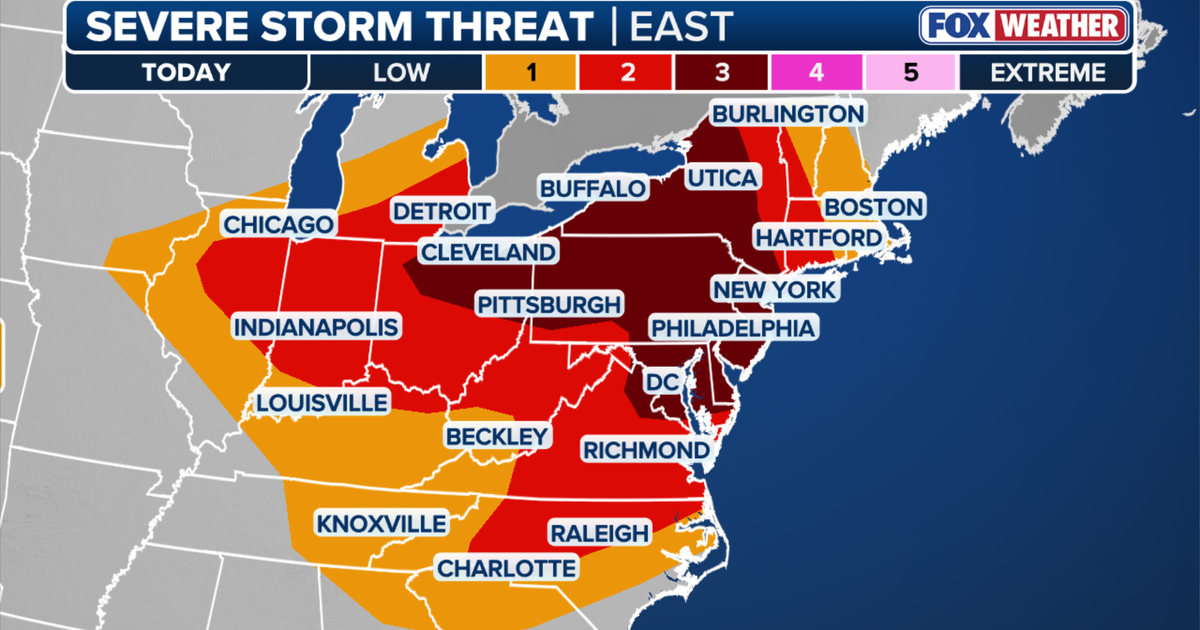 Linha meteorológica de Nova York: tempestades severas, possíveis inundações repentinas no sábado
