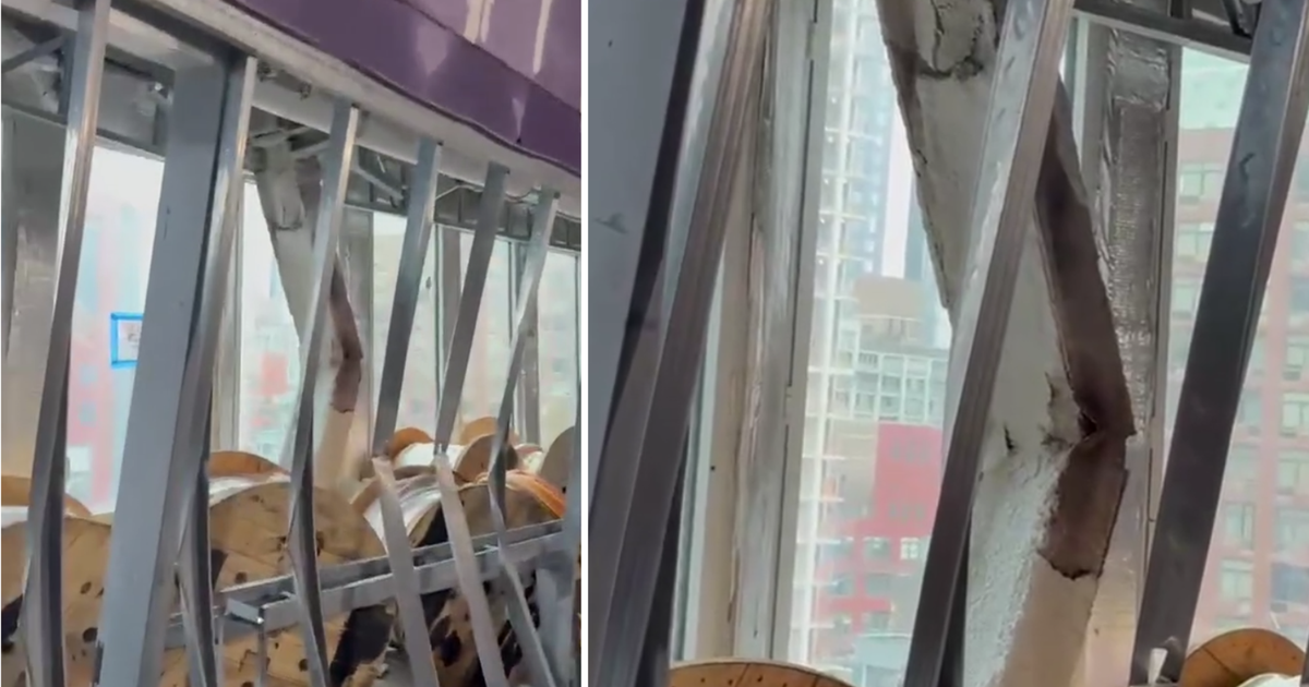 AO VIVO: Colunas de aço curvadas no canteiro de obras de Midtown; Prédios próximos foram evacuados