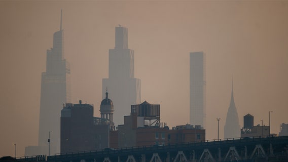 NYC air quality today: Track Canada wildfire smoke across the US | Live map