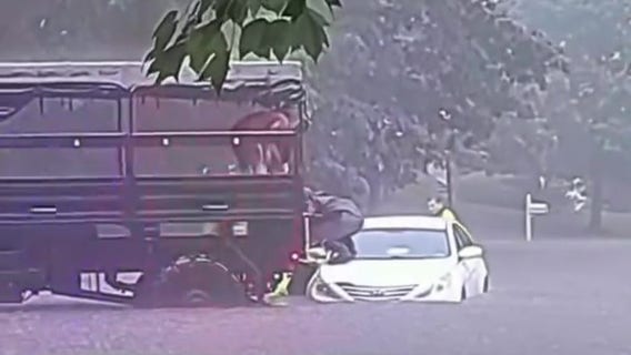 New Jersey thunderstorms cause heavy flooding, lightning sets house on fire