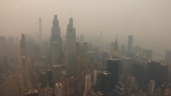 Air quality forecast NYC: Map, latest timeline of when smoke could clear