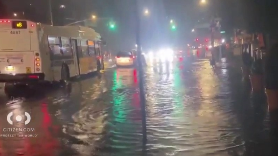 Heavy rain, flash floods, power outages bring chaotic Monday commute to NYC area