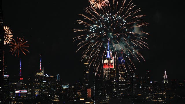 WATCH: NYC skyline, fireworks live on 4th of July
