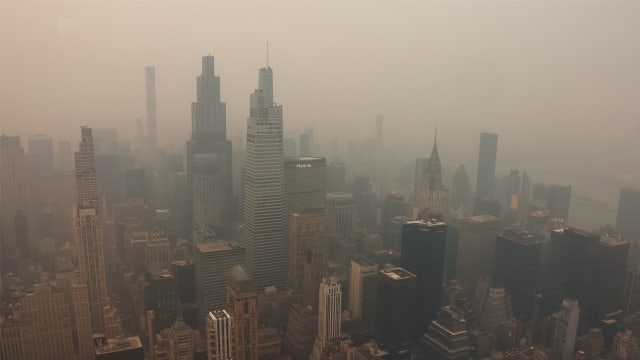 Air quality forecast NYC: Map, latest timeline of when smoke could clear