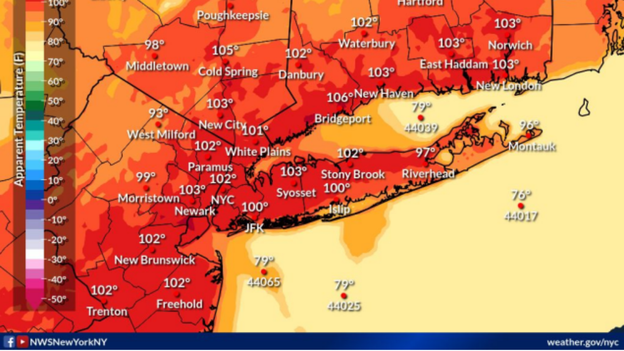 NYC under Heat Advisory as temps could feel like 100+ degrees Thursday