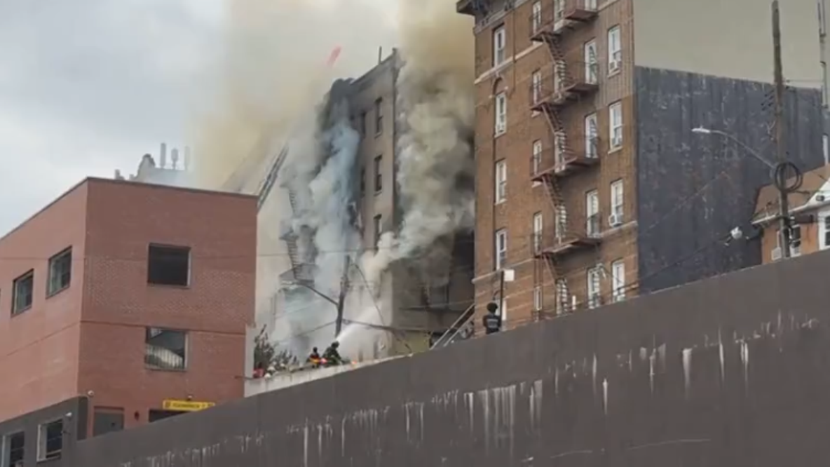 5-alarm fire in the Bronx reportedly caused by explosion, FDNY says