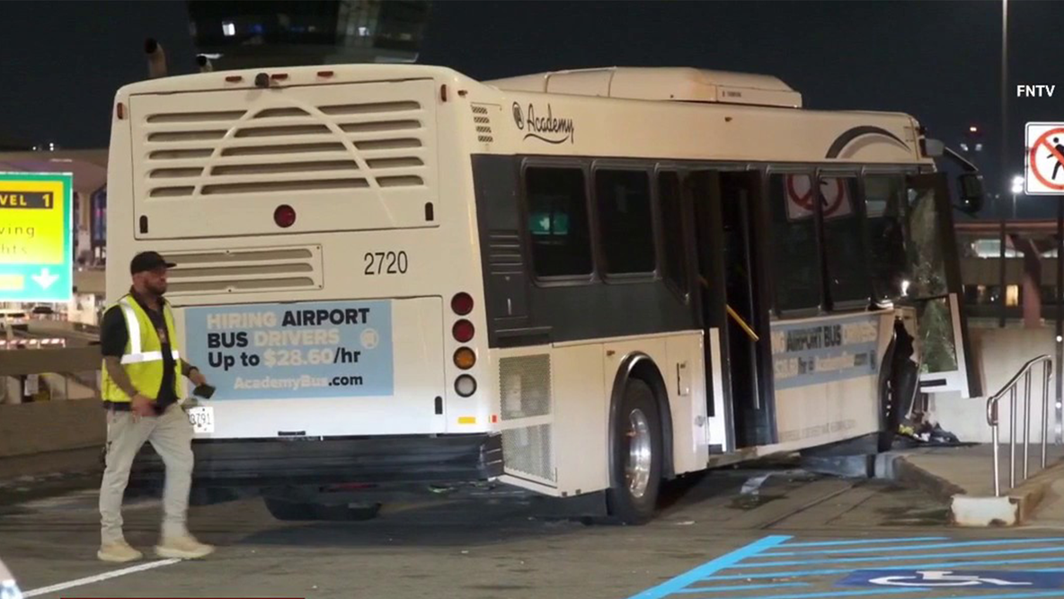 13 hurt in shuttle bus crash at Newark Liberty International Airport, officials say