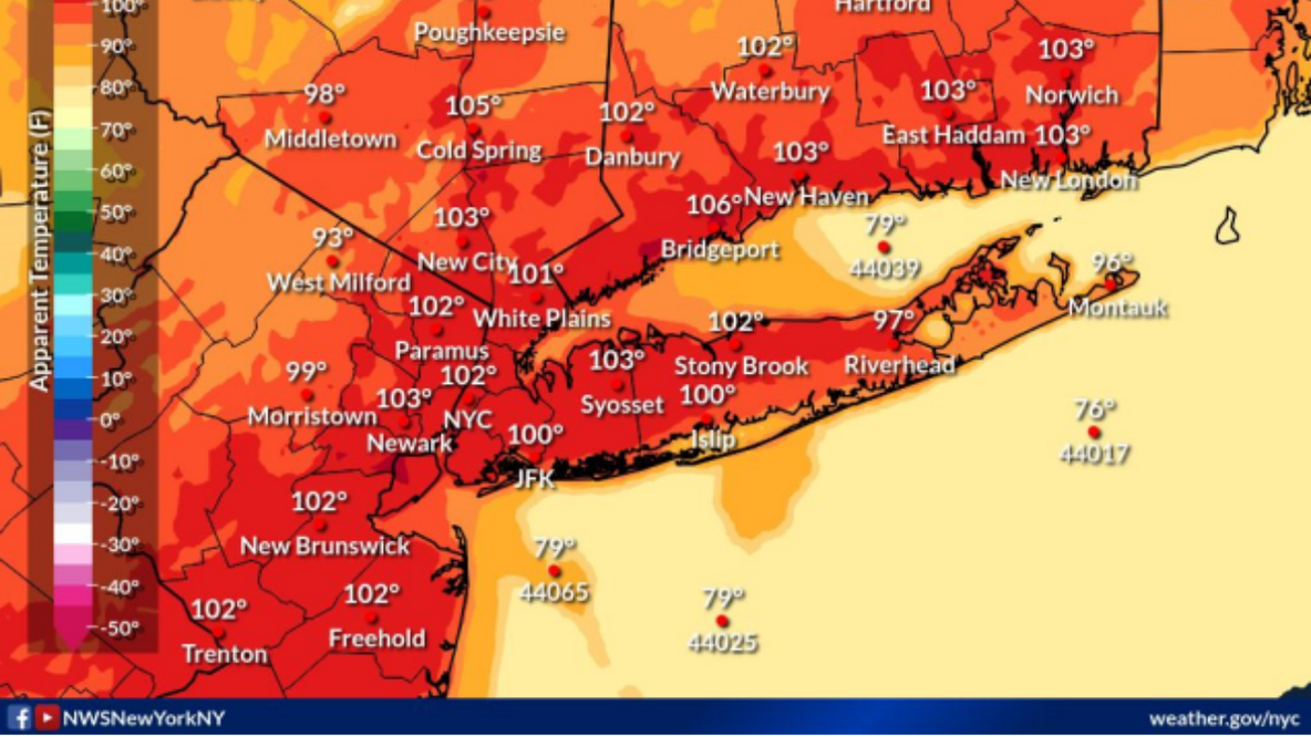 NYC under Heat Advisory as temps could feel like 100+ degrees Thursday