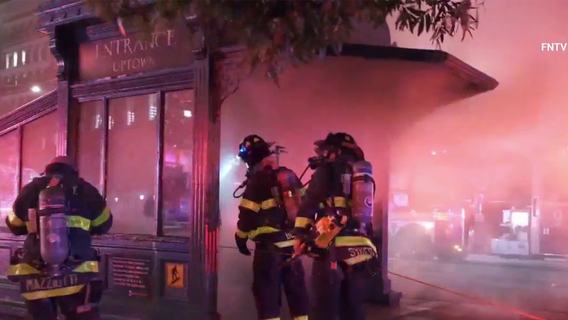 MTA work train catches fire at Astor Place subway station, at least 14 injured