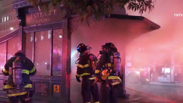 MTA work train catches fire at Astor Place subway station; 14 injured, trains delayed