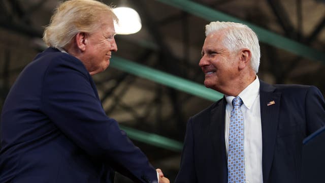 Trump on Long Island backs Blakeman in heated New York governor's race
